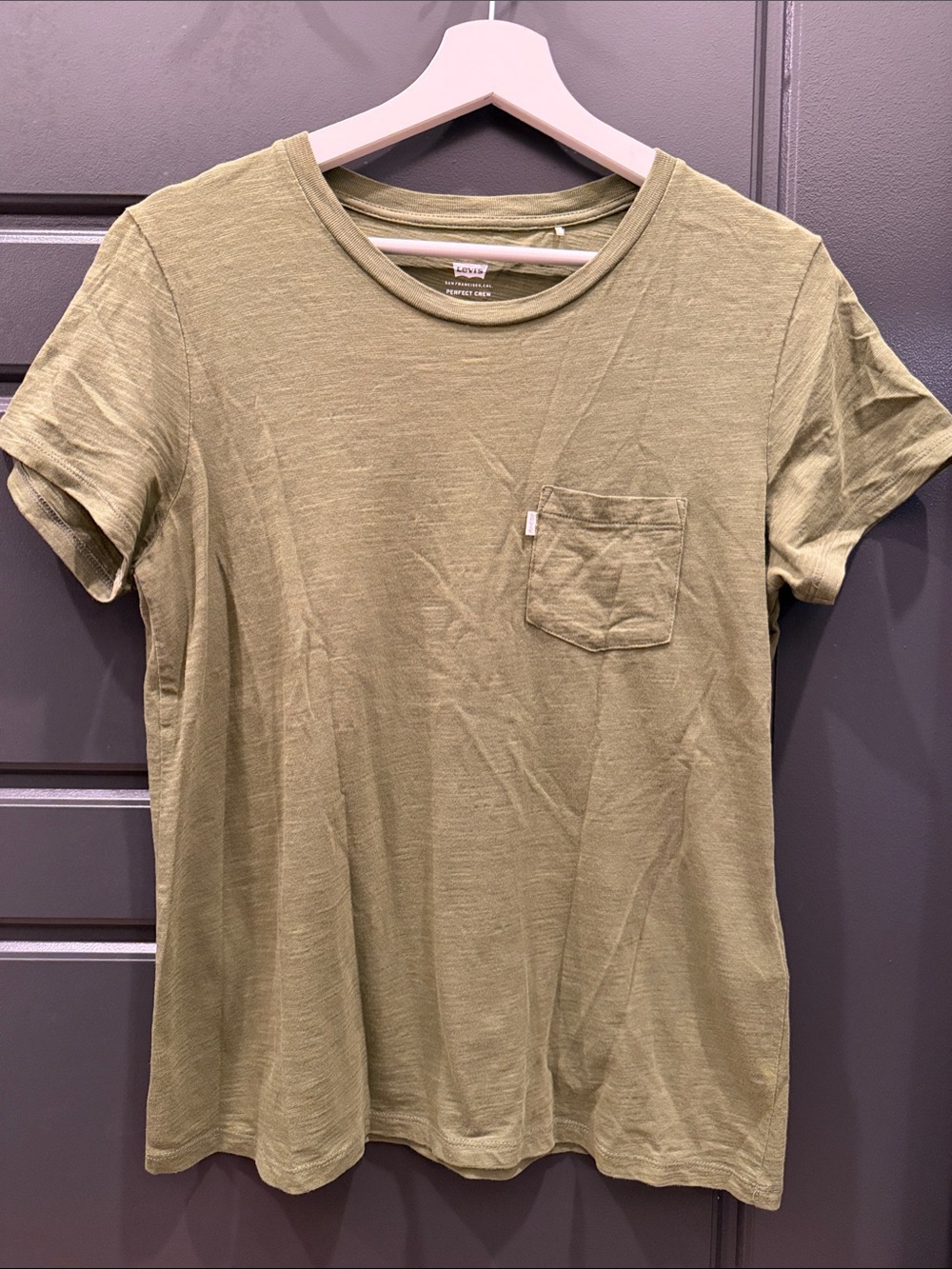 Levi's Olive/Taupe Pocket Tee